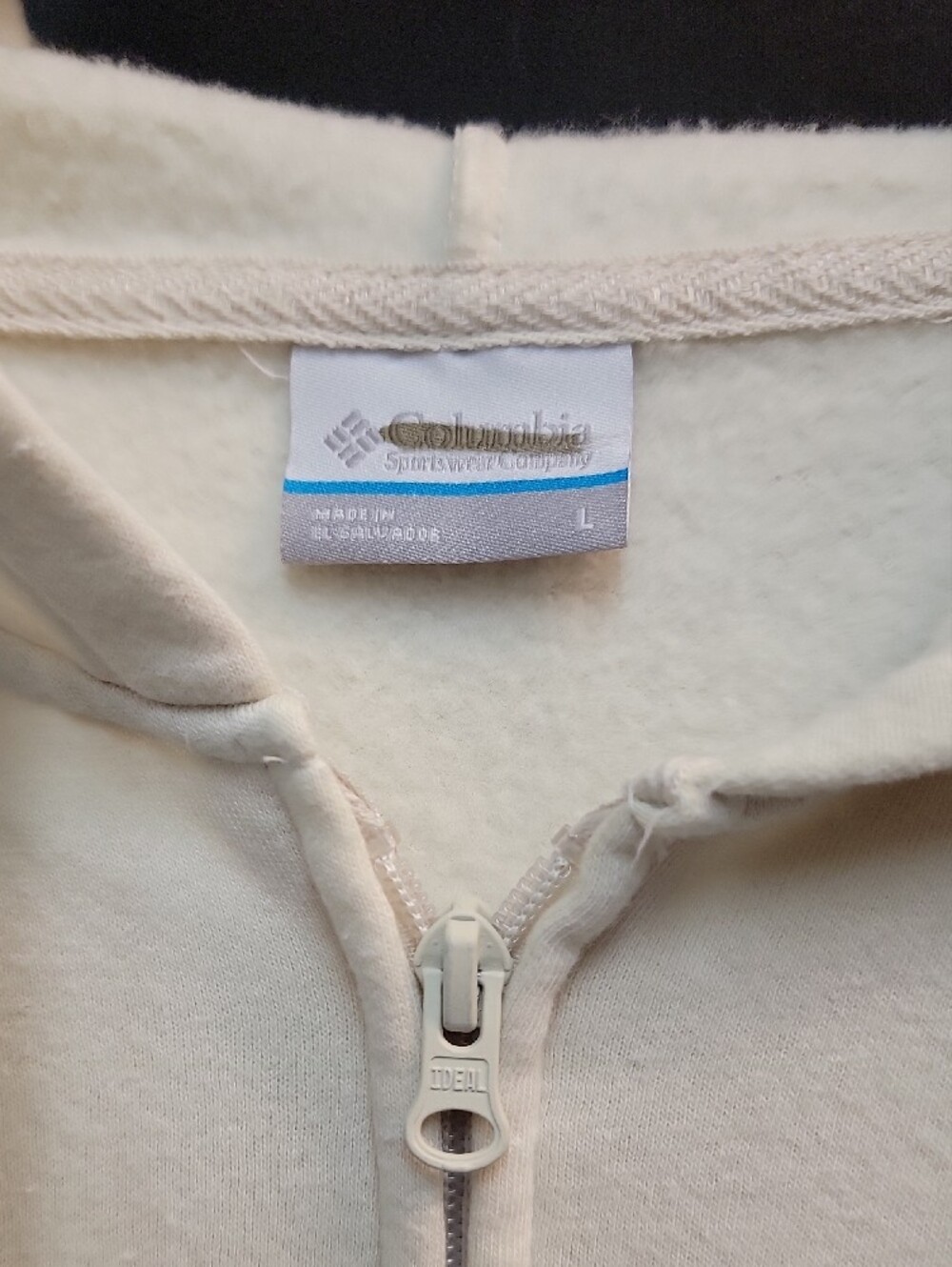 Columbia Women's Cream Zip-Up Hoodie Jacket - Picture 6 of 9